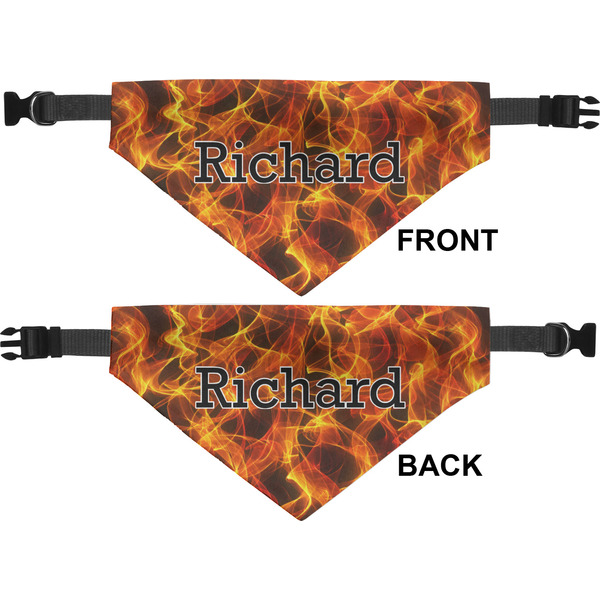 Fire Medium Dog Bandana Approval