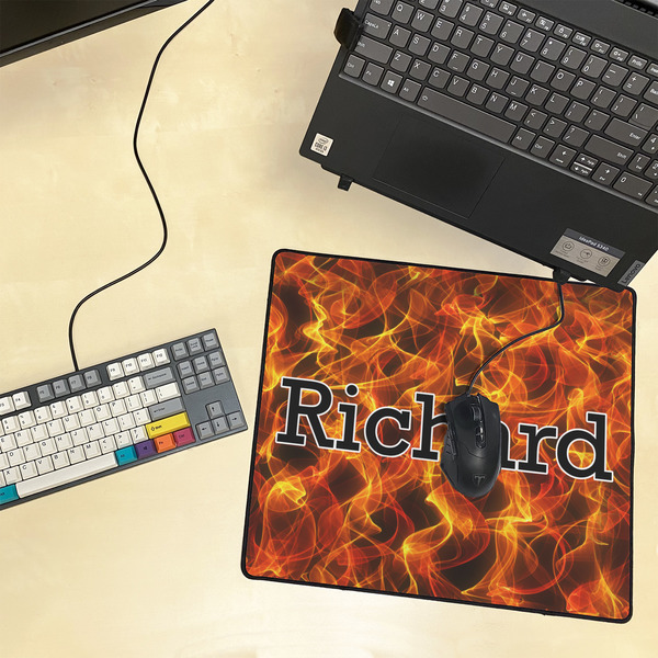 Fire Medium Gaming Mats - LIFESTYLE