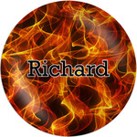 Fire Melamine Plate (Personalized)