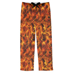 Fire Mens Pajama Pants - S (Personalized)
