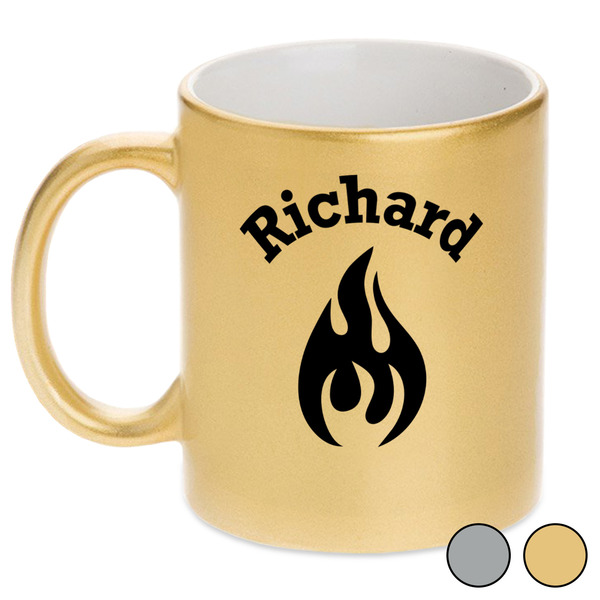 Fire Metallic Mugs