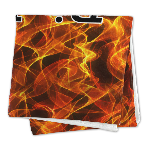 Fire Microfiber Dish Rag - FOLDED (square)