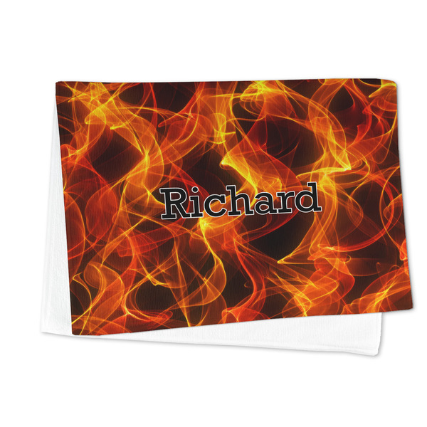 Fire Microfiber Dish Towel - FOLDED HALF