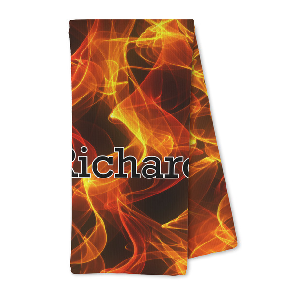 Custom Fire Kitchen Towel - Microfiber (Personalized)
