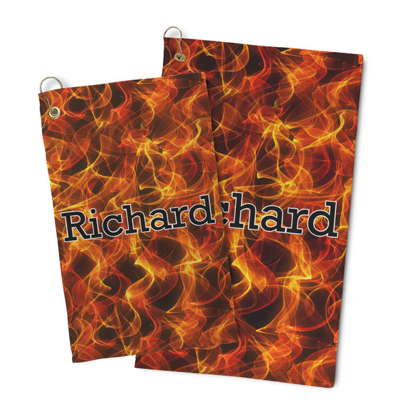 Fire Microfiber Golf Towel - PARENT/MAIN