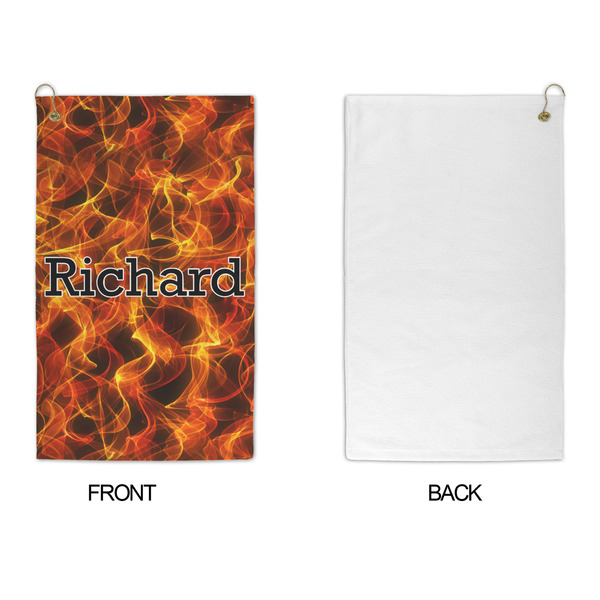 Fire Microfiber Golf Towels - APPROVAL
