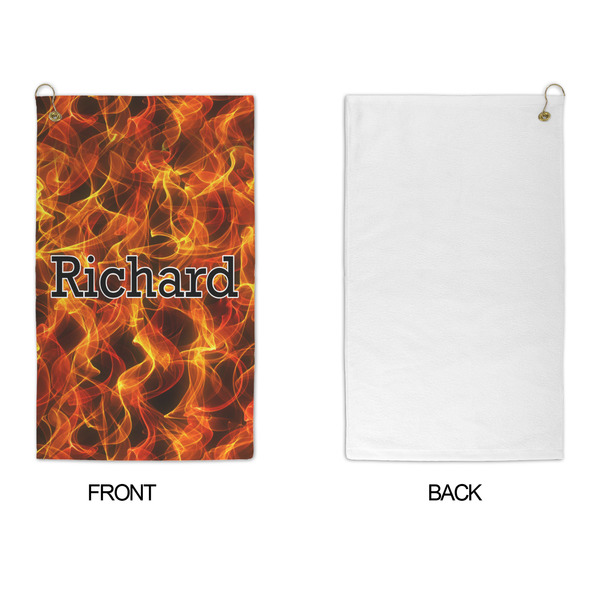 Fire Microfiber Golf Towels - APPROVAL