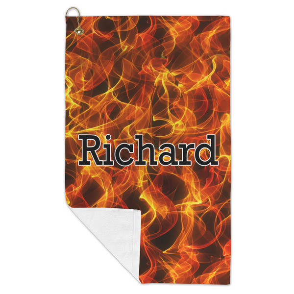 Fire Microfiber Golf Towels - FOLD