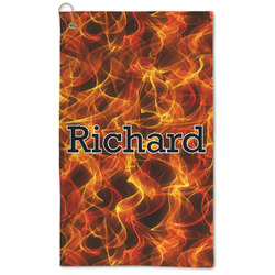 Fire Microfiber Golf Towel - Large (Personalized)