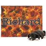 Fire Dog Blanket - Large (Personalized)