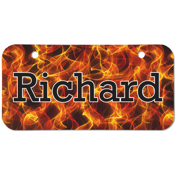 Fire Mini Bicycle License Plate - Two Holes