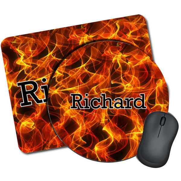 Custom Fire Mouse Pad (Personalized)