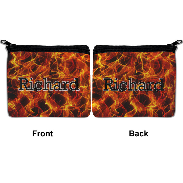 Fire Neoprene Coin Purse - Front & Back (APPROVAL)