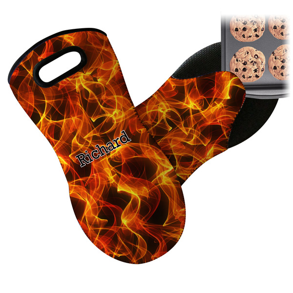 Fire Neoprene Oven Mitt