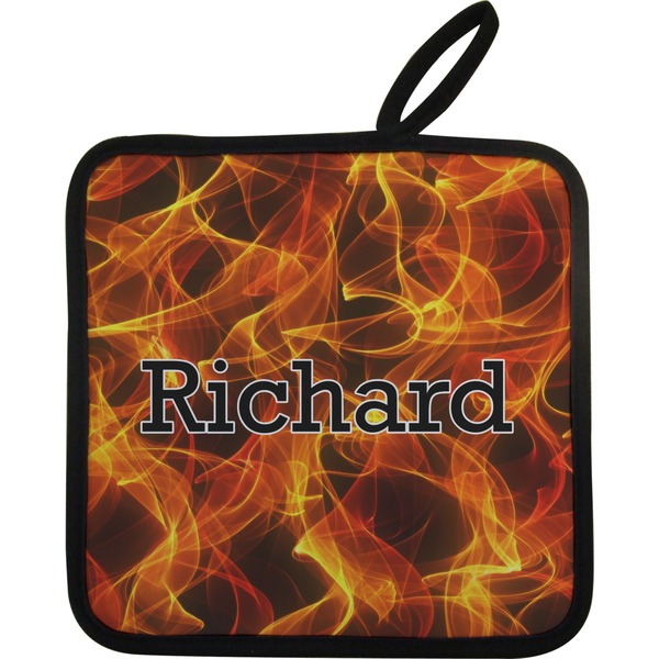 Custom Fire Pot Holder w/ Name or Text