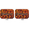 Fire Octagon Placemat - Double Print Front and Back