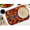 Fire Octagon Placemat - Single front (LIFESTYLE) Flatlay