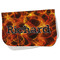 Fire Burp Cloth - Fleece w/ Name or Text