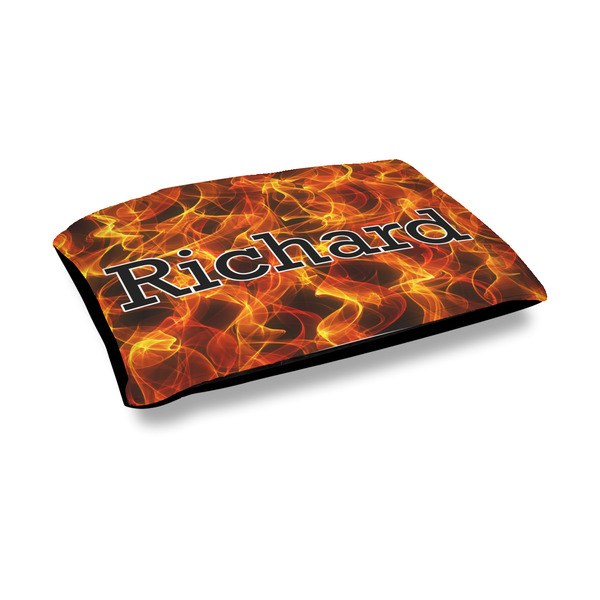 Custom Fire Outdoor Dog Bed - Medium (Personalized)
