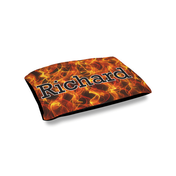 Custom Fire Outdoor Dog Bed - Small (Personalized)
