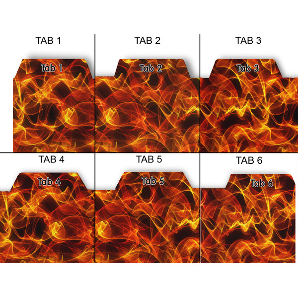 Fire Page Dividers - Set of 6 - Approval