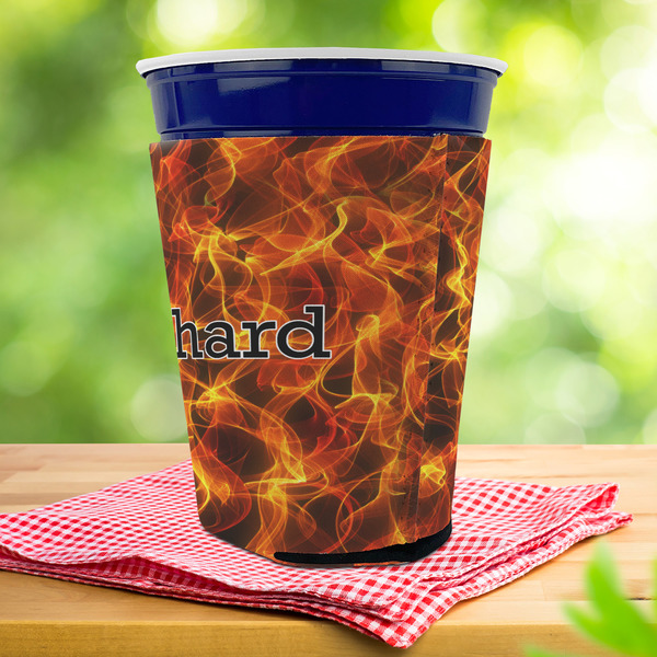 Fire Party Cup Sleeves - with bottom - Lifestyle