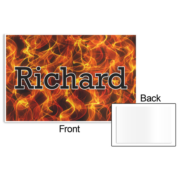 Fire Disposable Paper Placemat - Front & Back