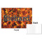 Fire Disposable Paper Placemat - Front & Back