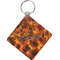 Fire Personalized Diamond Key Chain