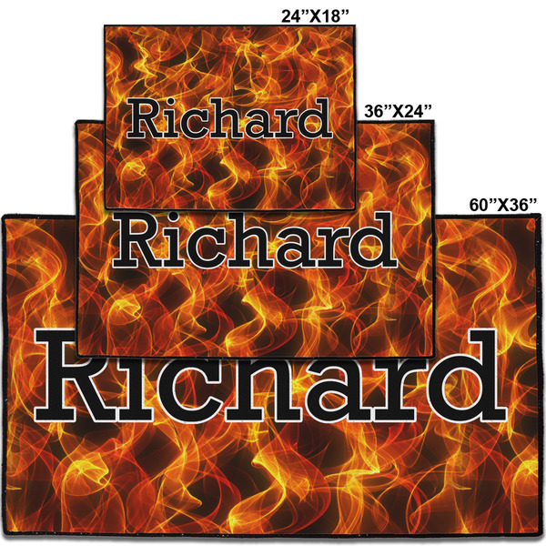 Fire Personalized Door Mat - Group Parent IMF