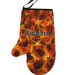 Fire Left Oven Mitt (Personalized)