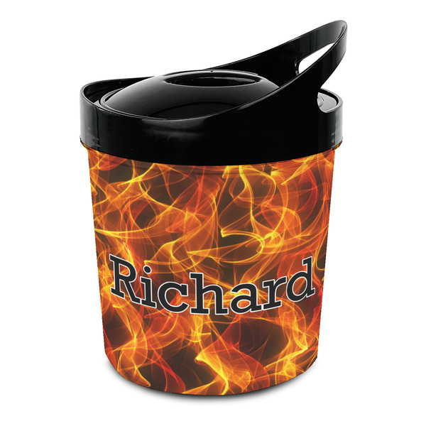 Custom Fire Plastic Ice Bucket (Personalized)