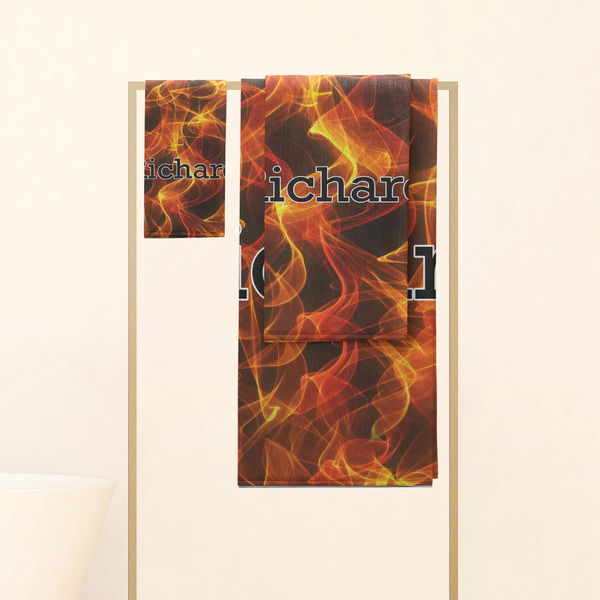 Fire Personalized Towel Set
