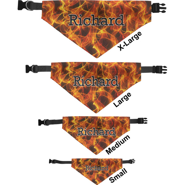 Fire Pet Bandana Sizes