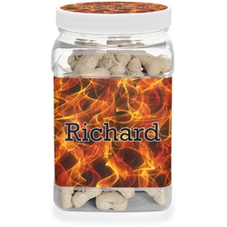 Fire Dog Treat Jar (Personalized)