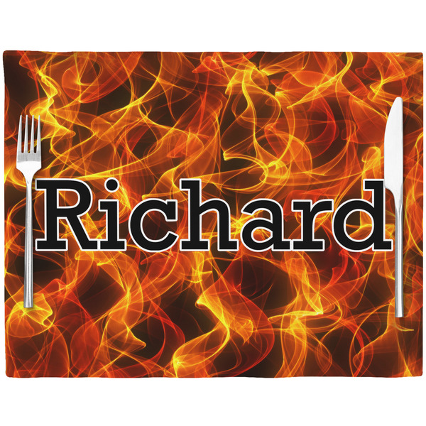 Fire Placemat with Props