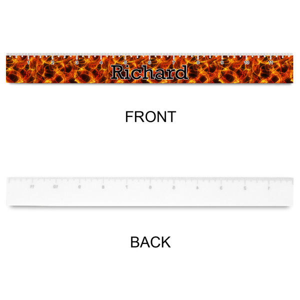 Fire Plastic Ruler - 12" - APPROVAL