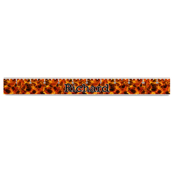 Fire Plastic Ruler - 12" - FRONT