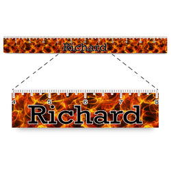 Fire Plastic Ruler - 12" (Personalized)