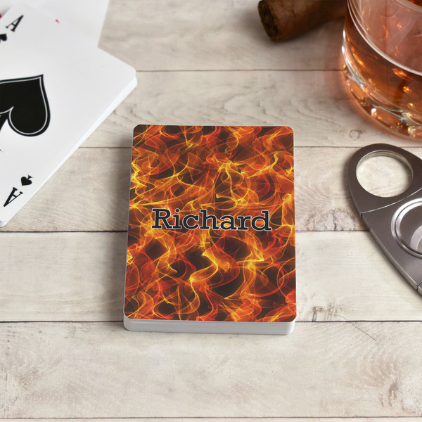 Fire Playing Cards - In Context