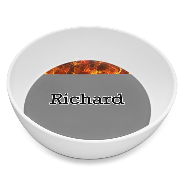 Custom Fire Melamine Bowl - 8 oz (Personalized)