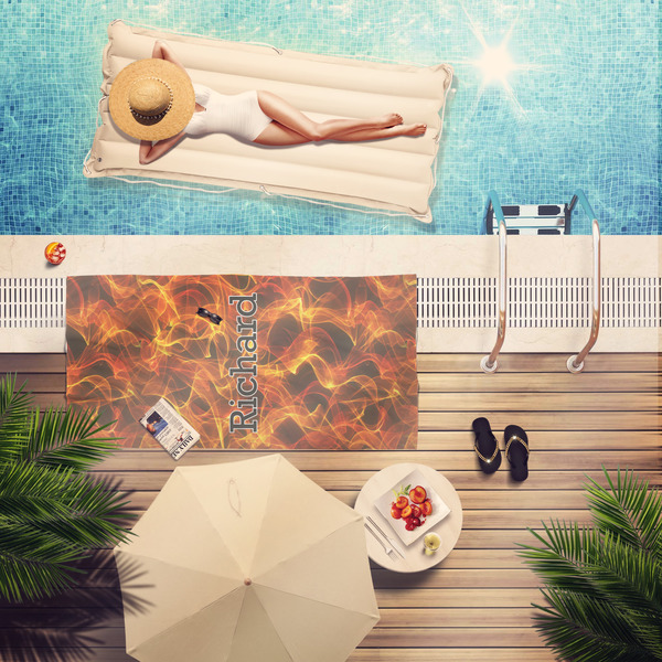 Fire Pool Towel Lifestyle