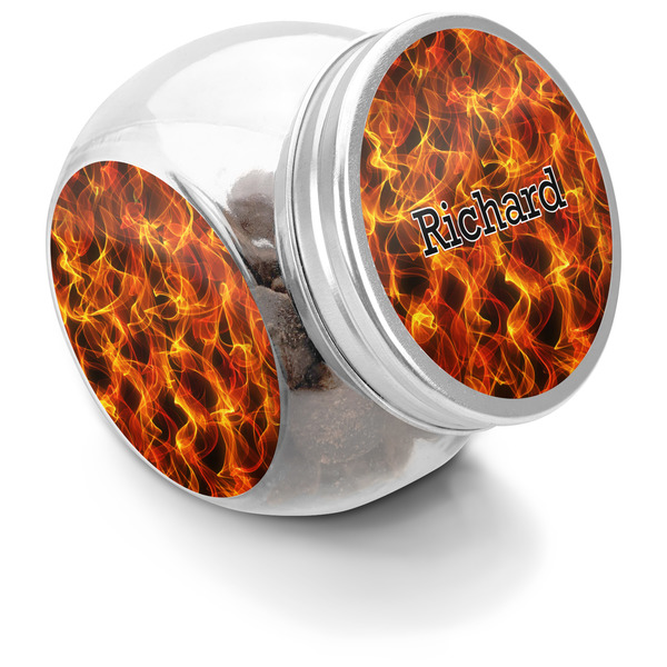 Custom Fire Puppy Treat Jar (Personalized)