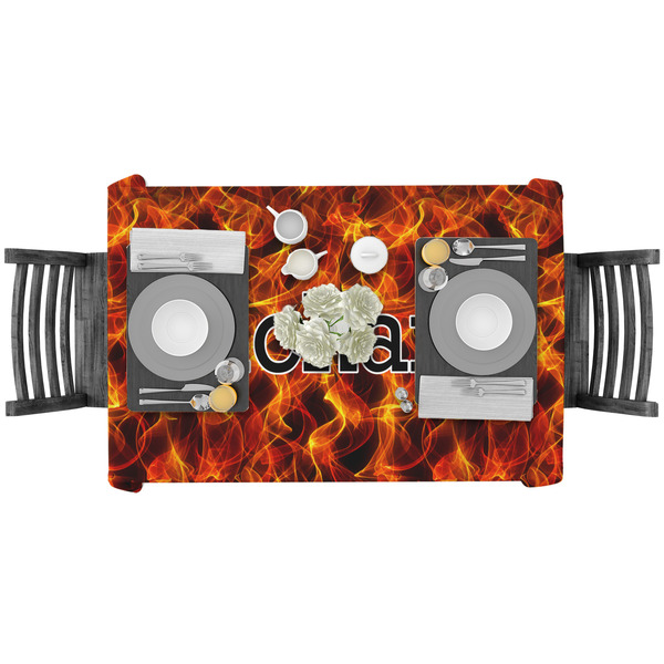 Fire Rectangular Tablecloths - LIFESTYLE