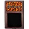 Fire Red Mahogany Sticky Note Holder - Flat