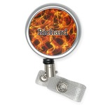 Fire Retractable Badge Reel (Personalized)