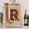 Fire Reusable Cotton Grocery Bag - In Context