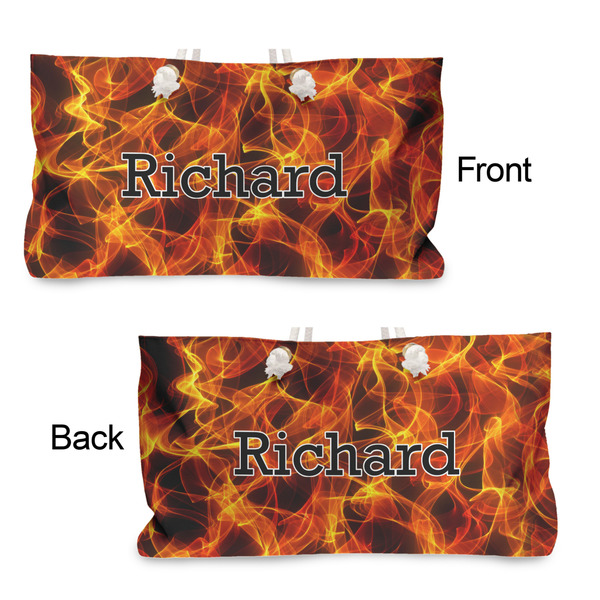 Fire Large Rope Tote - From & Back View