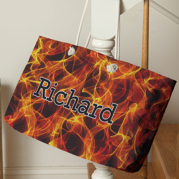 Fire Large Rope Tote - Life Style