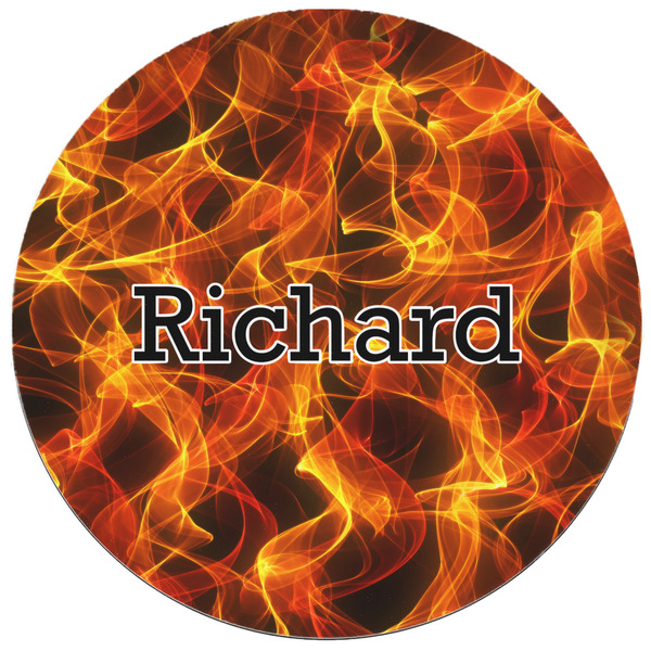 Fire Round Mousepad - APPROVAL